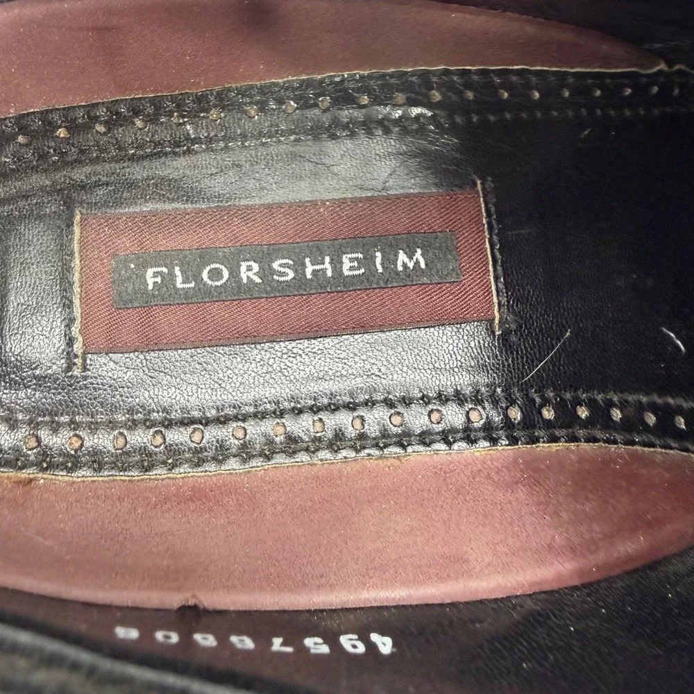 Florsheim Lexington 17067-01 Cap Toe Black Leather Classic Oxford Shoe Men 12D